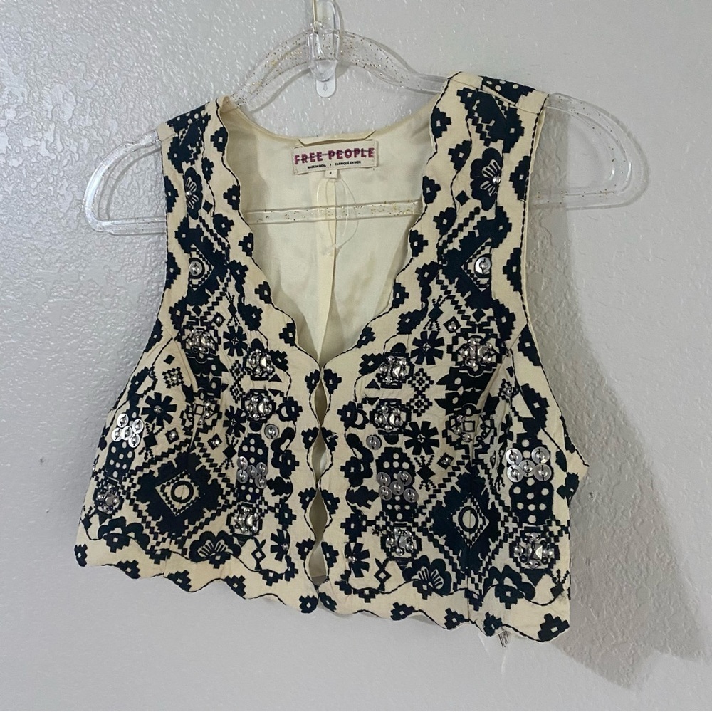 Free People Marigold Vest NEW - Picture 7 of 16